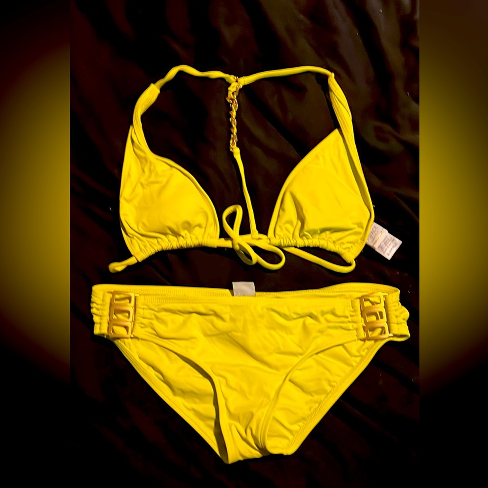 L Space Yellow Bikini - S bottom, XS top